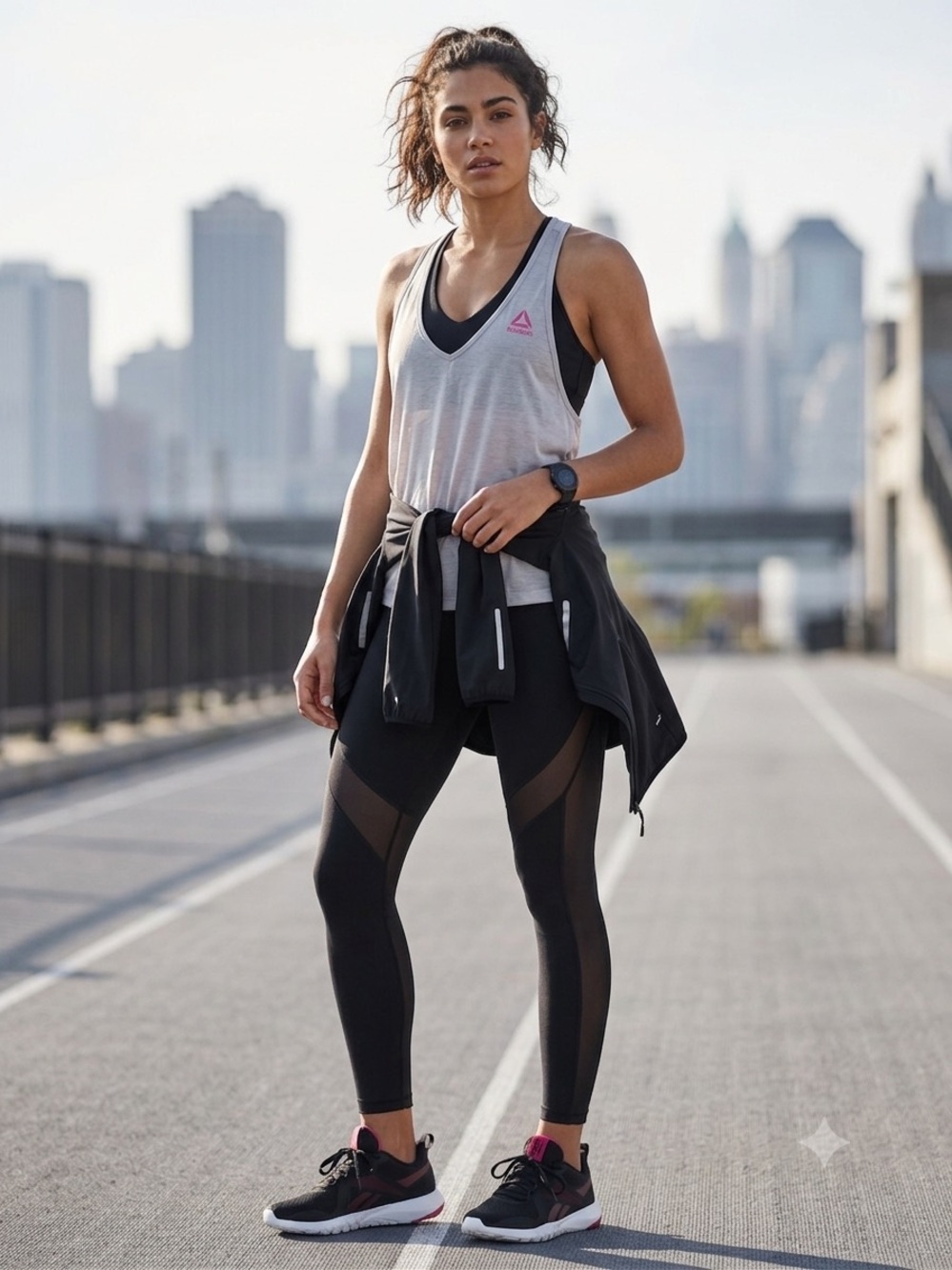 Reebok Wide Black Sneakers